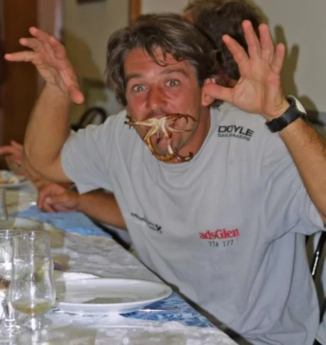 furio benussi eating squid